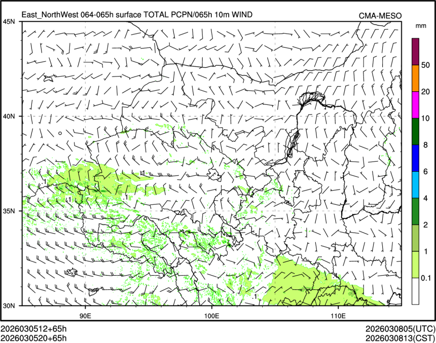 03/05 20时 +065小时