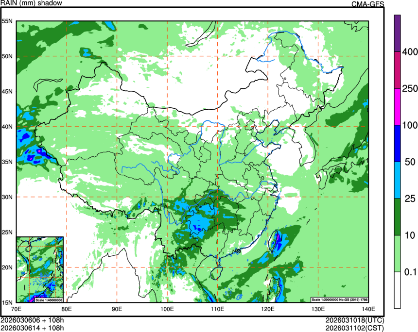 03/06 14时 +108小时