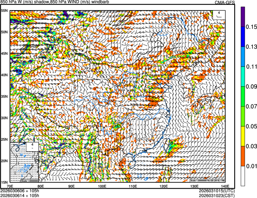 03/06 06时 +105小时