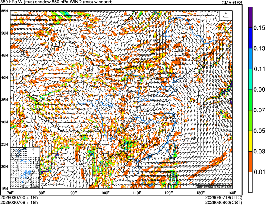 03/07 00时 +018小时