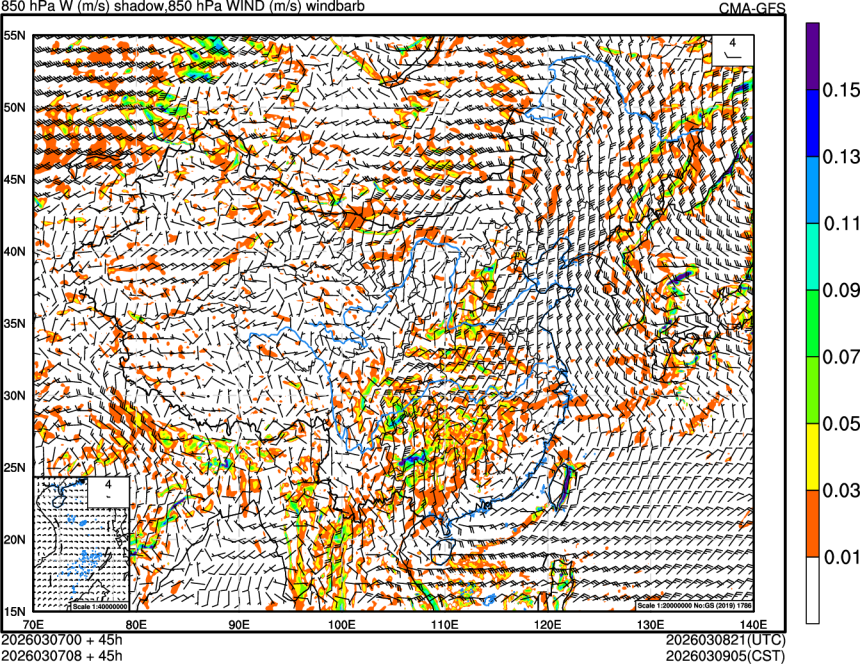 03/07 00时 +045小时