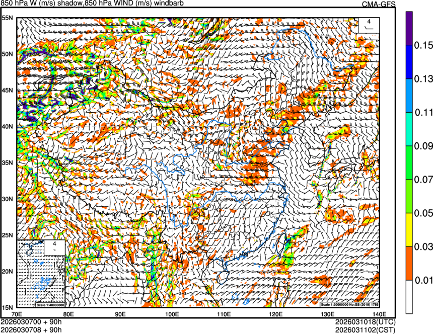 03/07 00时 +090小时