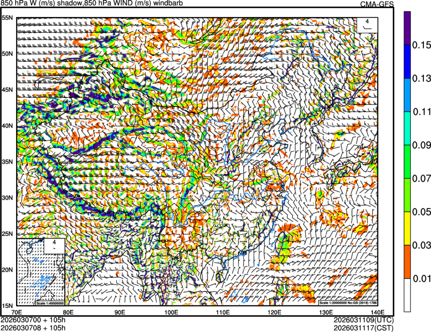 03/07 00时 +105小时