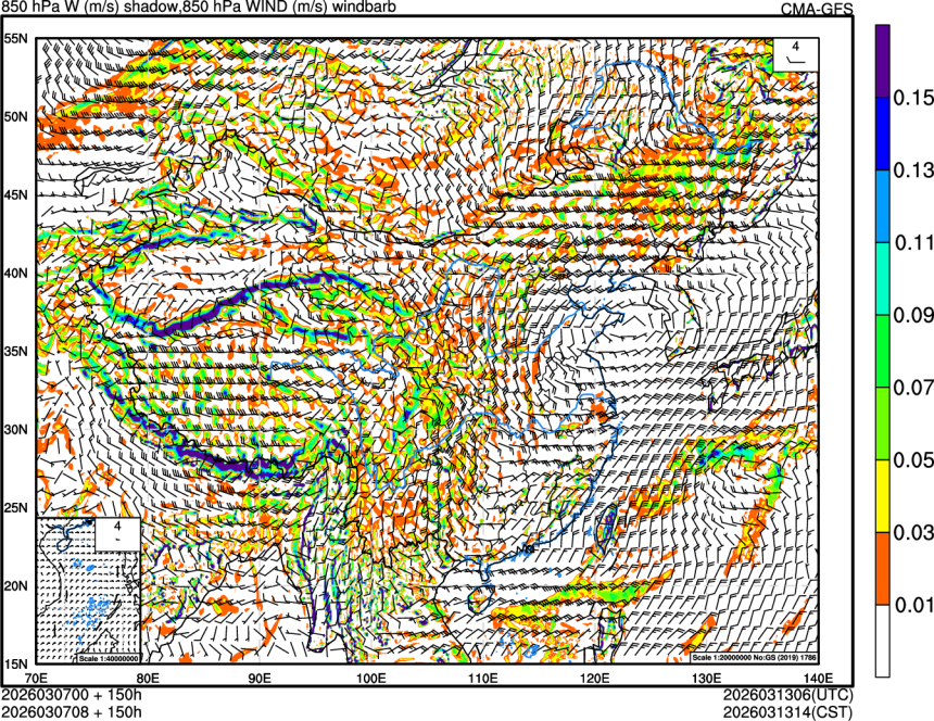 03/07 00时 +150小时