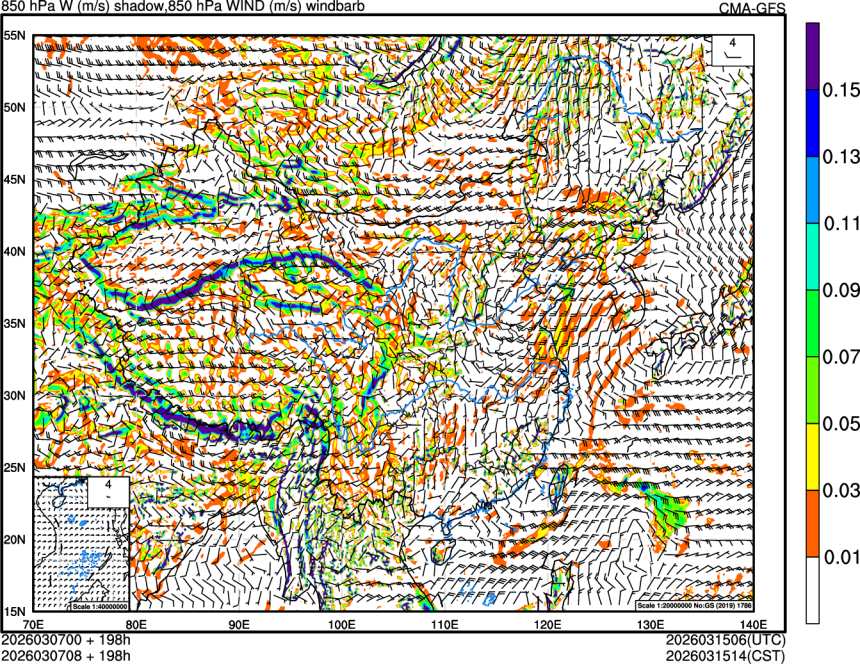 03/07 00时 +198小时