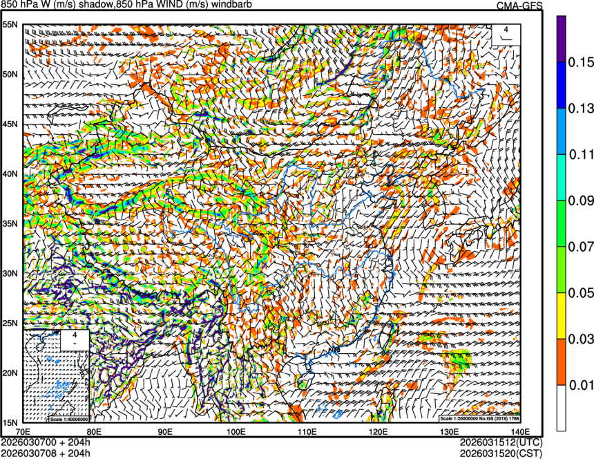 03/07 00时 +204小时