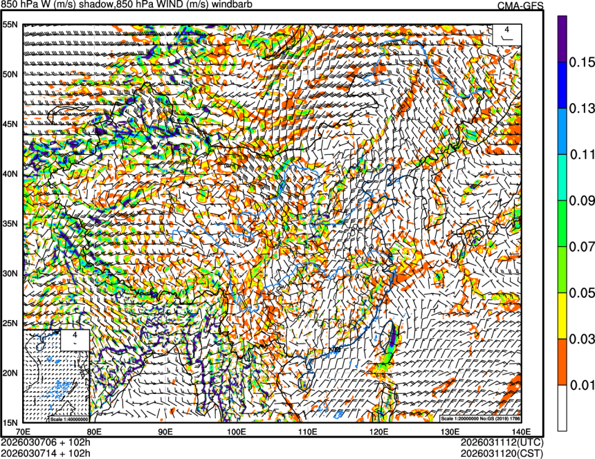 03/07 06时 +102小时