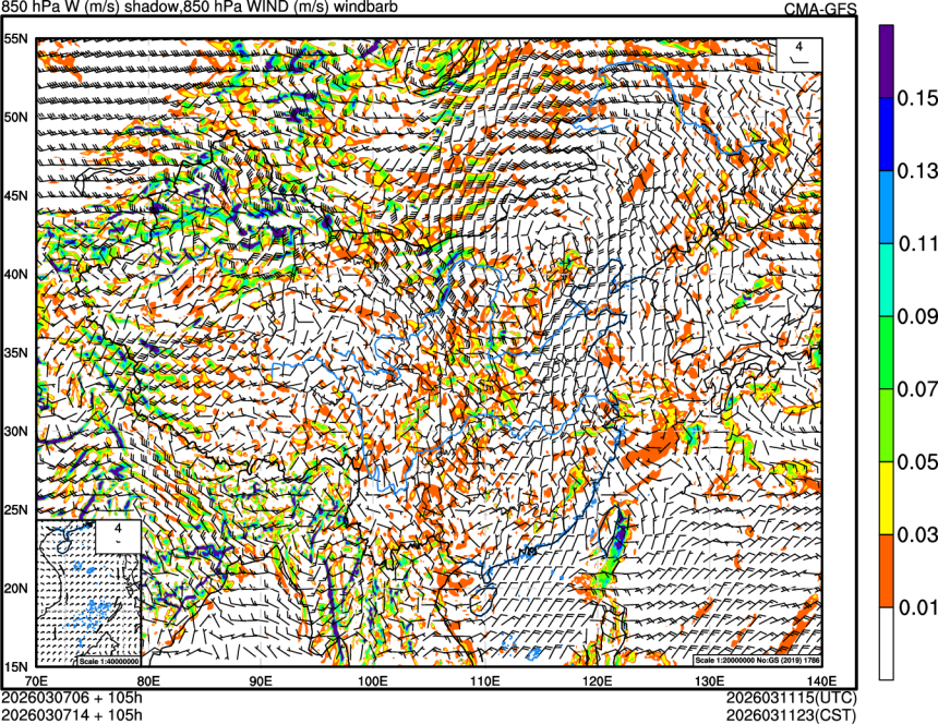 03/07 06时 +105小时