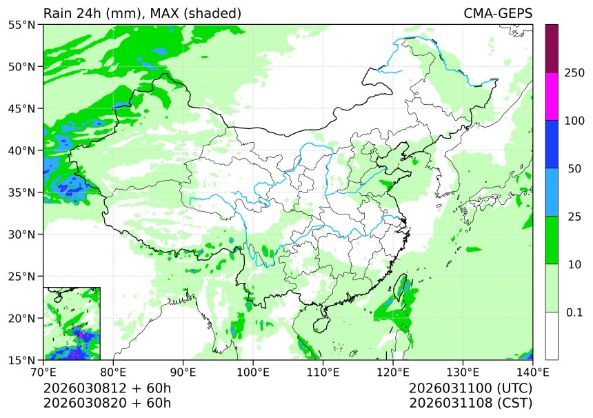 03/08 20时 +060小时