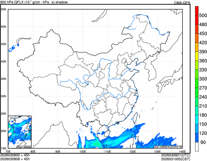 03/08 00时 +045小时