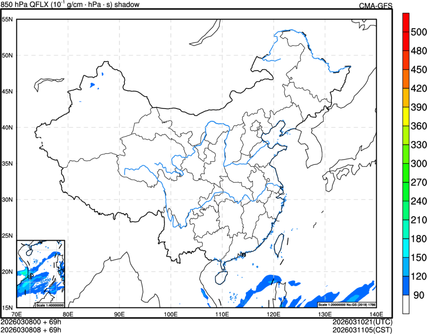 03/08 00时 +069小时