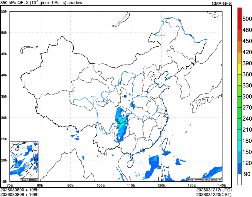 03/08 00时 +108小时