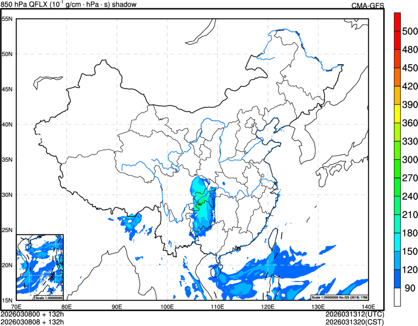 03/08 00时 +132小时