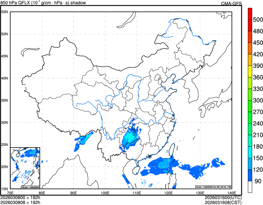 03/08 00时 +192小时