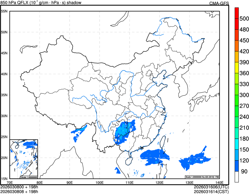 03/08 00时 +198小时