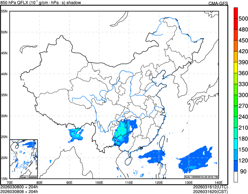 03/08 00时 +204小时