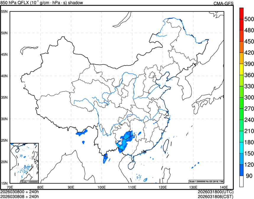 03/08 00时 +240小时