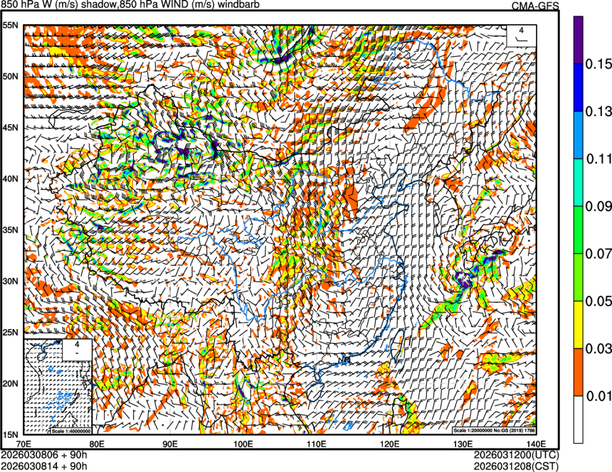 03/08 06时 +090小时