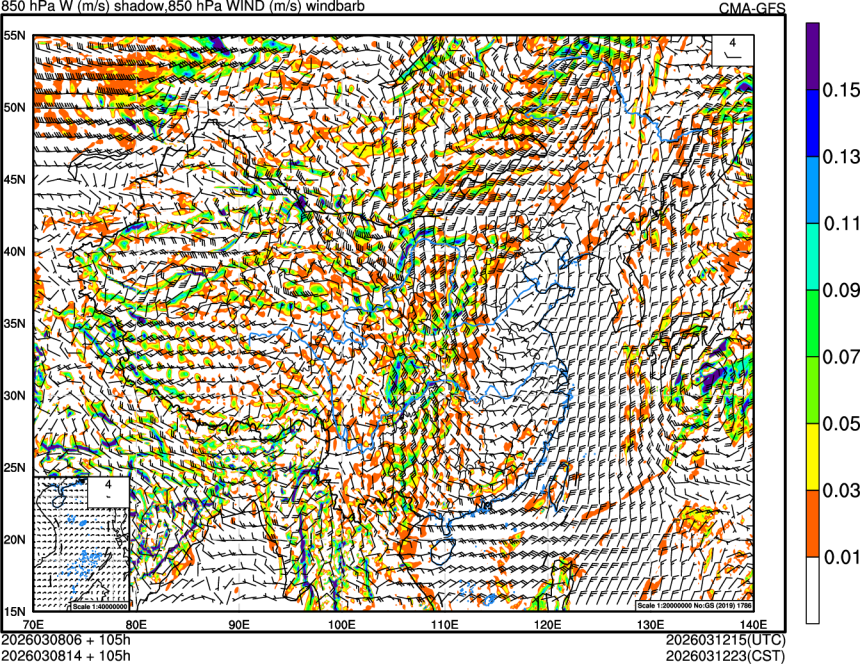 03/08 06时 +105小时