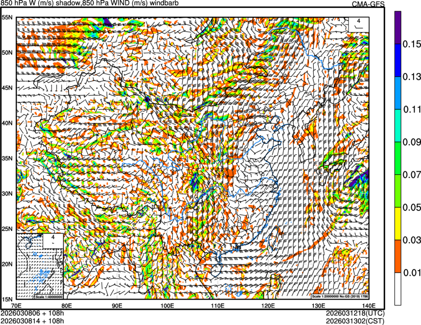 03/08 06时 +108小时