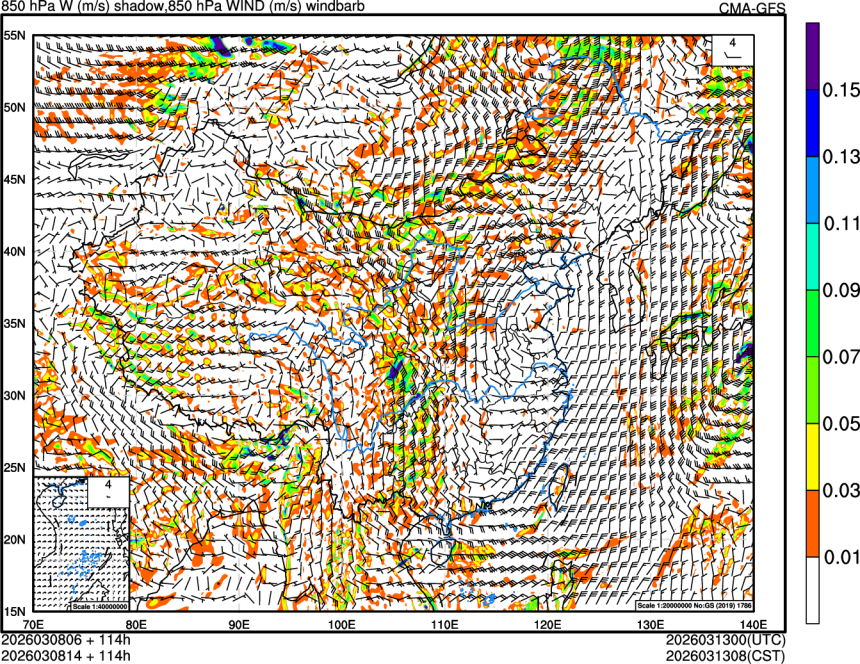 03/08 06时 +114小时