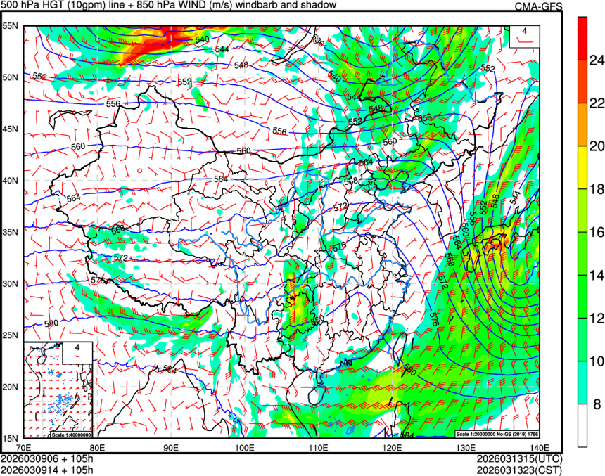 03/09 06时 +105小时