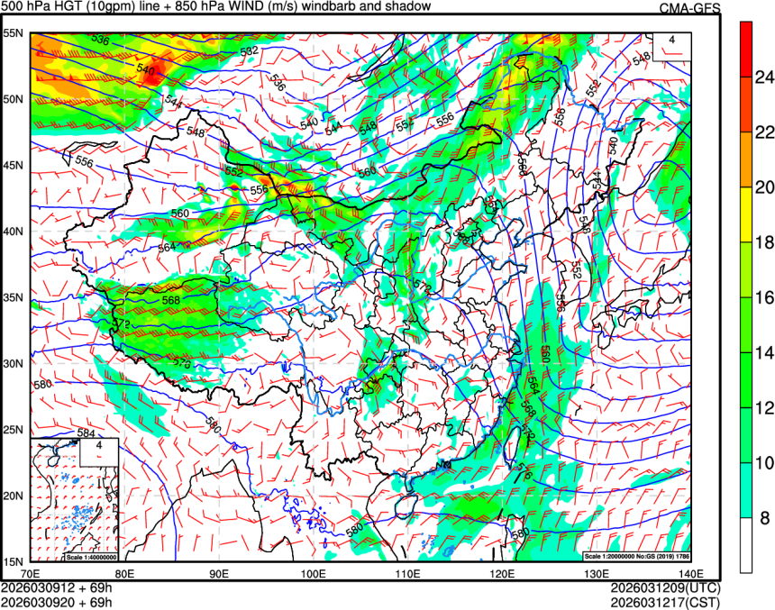 03/09 12时 +069小时