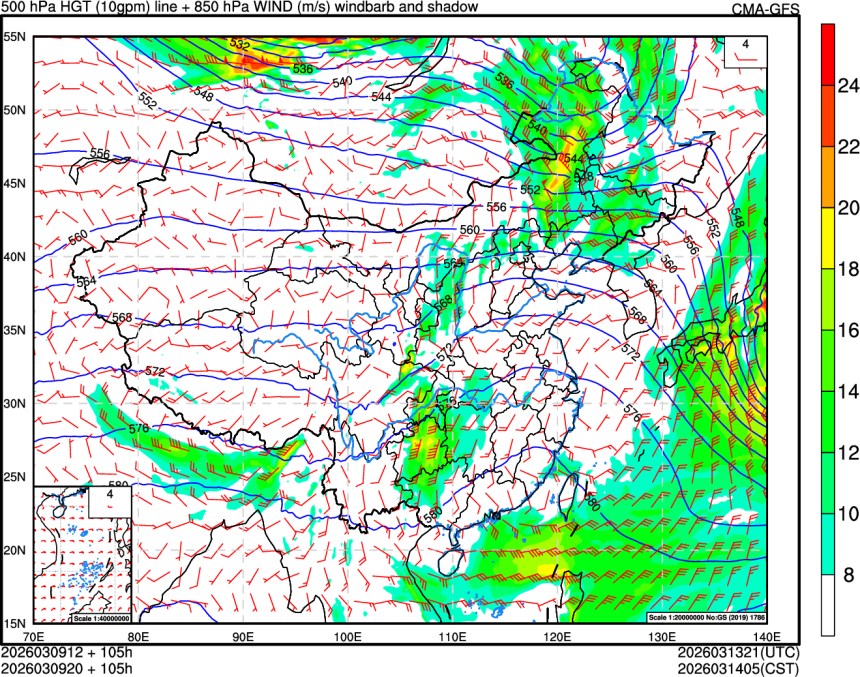 03/09 12时 +105小时
