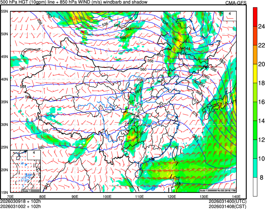 03/09 18时 +102小时