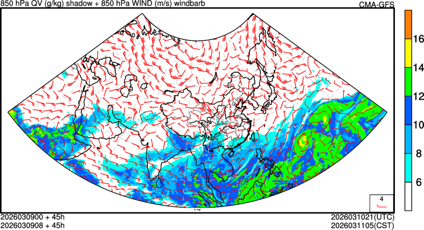 03/09 00时 +045小时