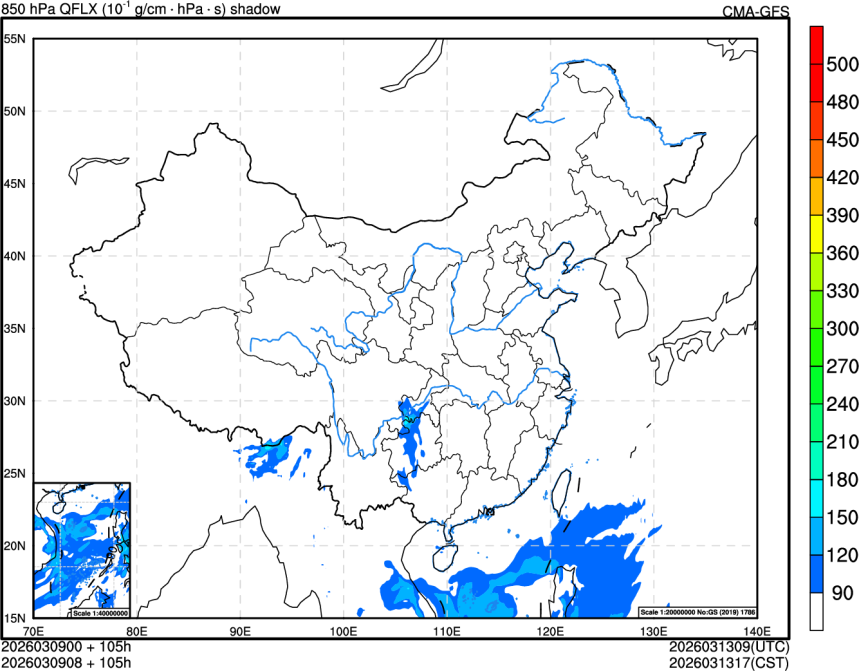 03/09 00时 +105小时
