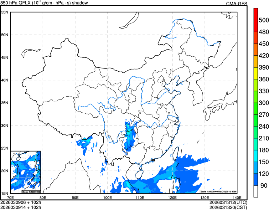 03/09 06时 +102小时