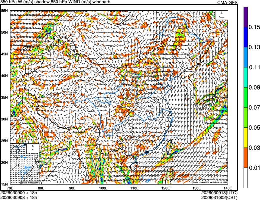 03/09 00时 +018小时