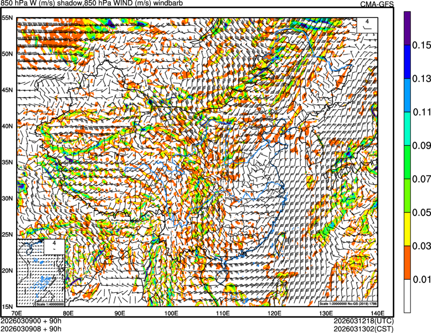 03/09 00时 +090小时