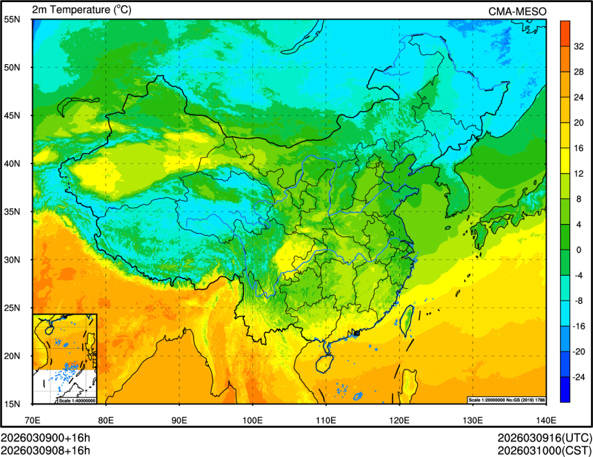 03/09 00时 +016小时