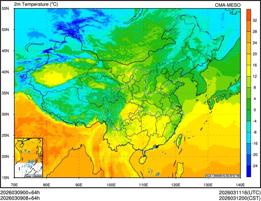03/09 00时 +064小时