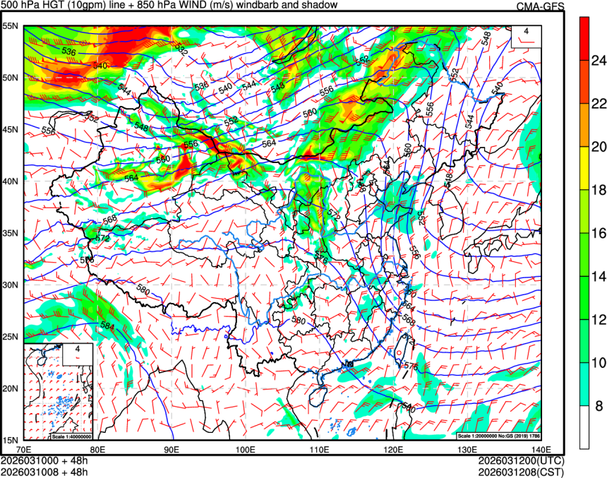 03/10 00时 +048小时
