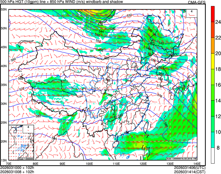 03/10 00时 +102小时