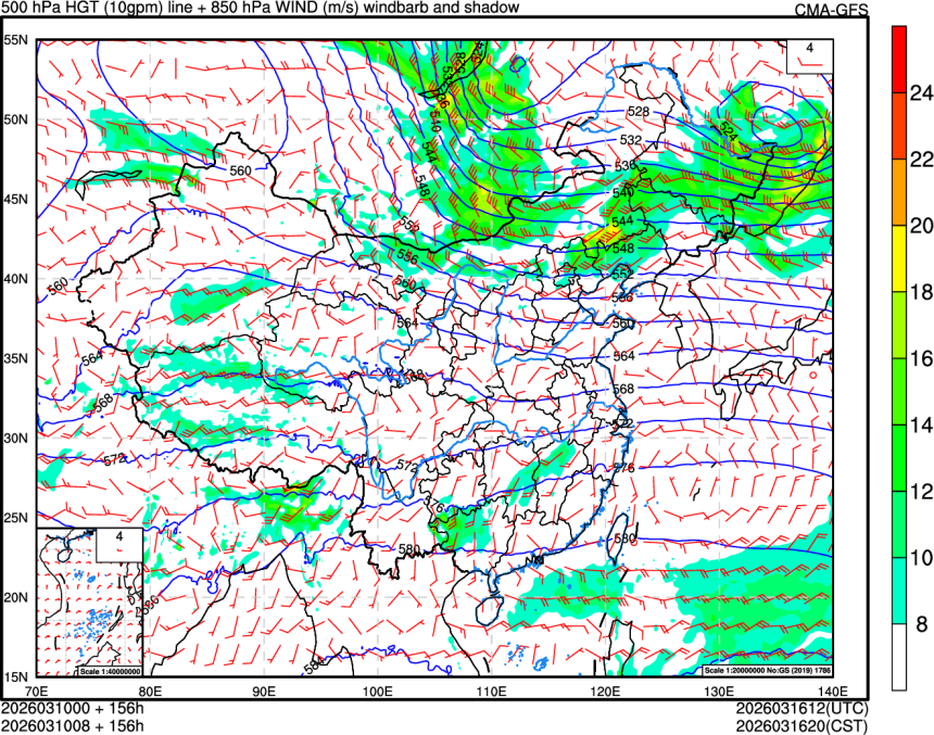 03/10 00时 +156小时