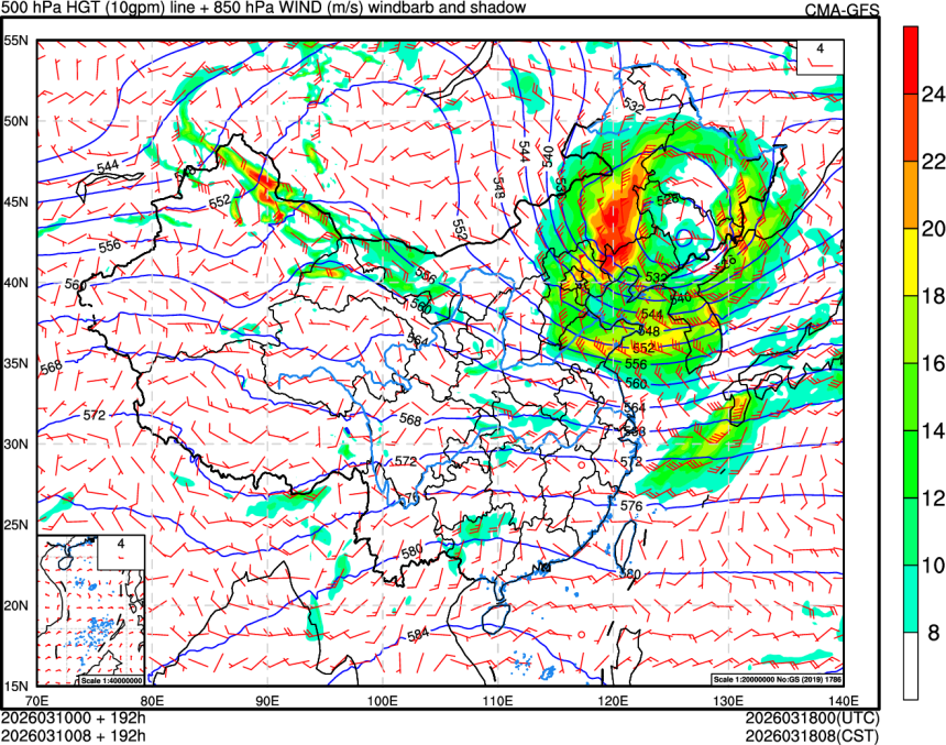 03/10 00时 +192小时