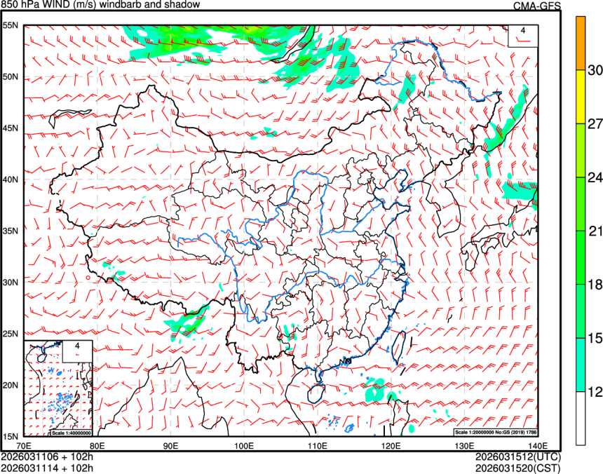 03/11 06时 +102小时
