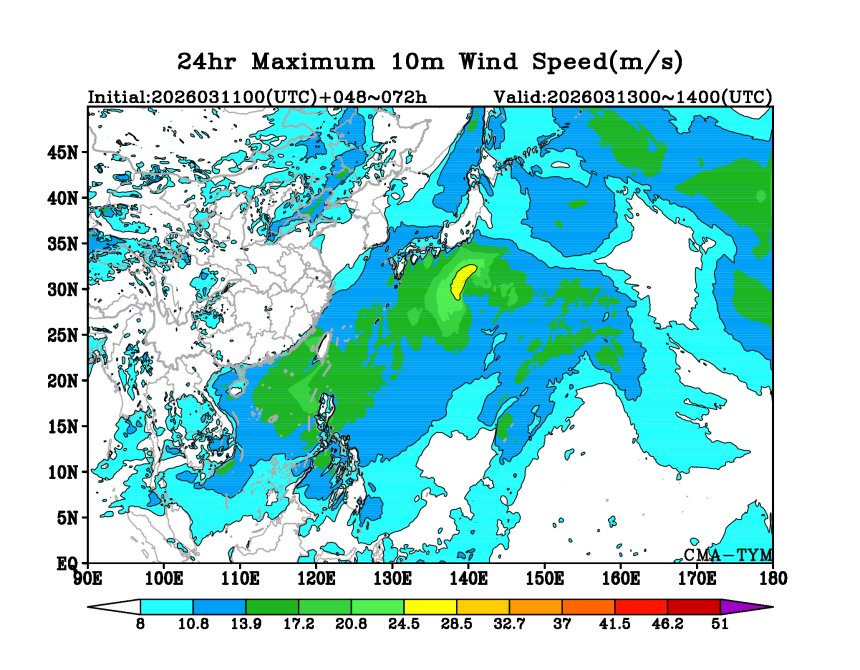 03/11 00时 +072小时