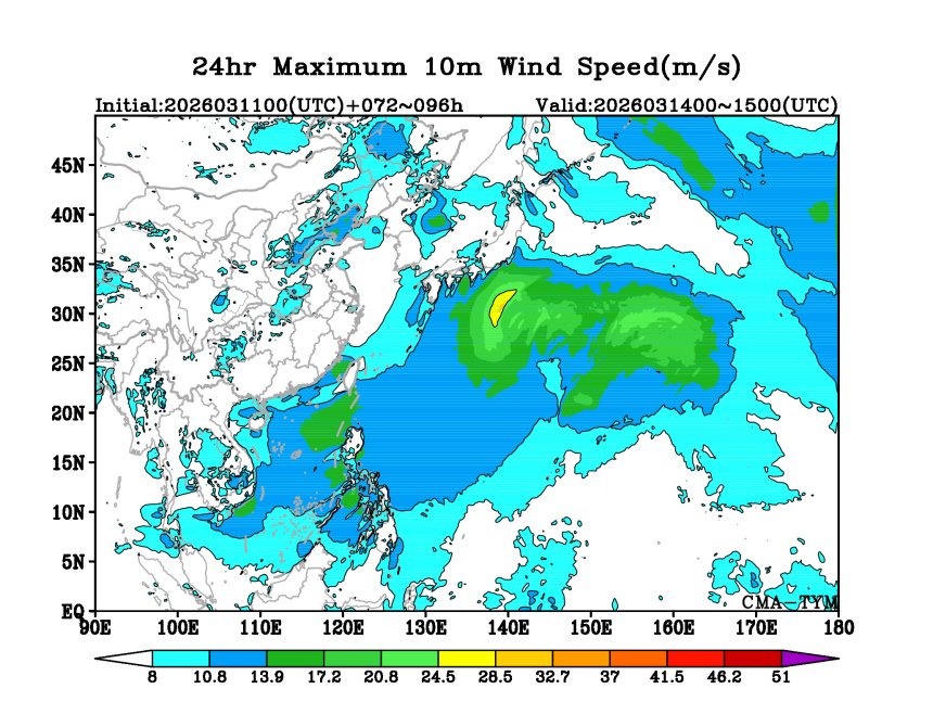 03/11 00时 +096小时