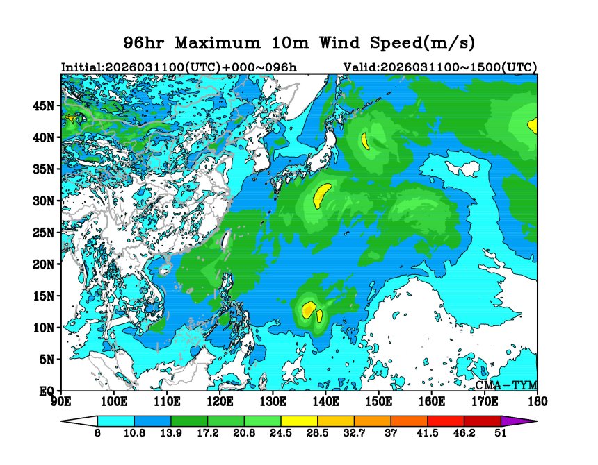 03/11 00时 +096小时