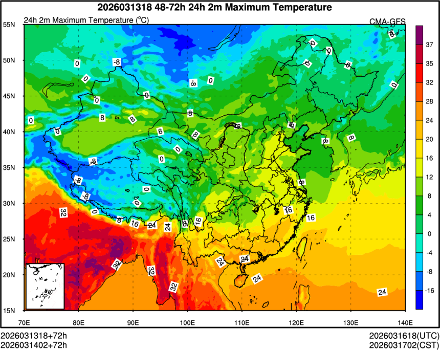 03/13 18时 +072小时