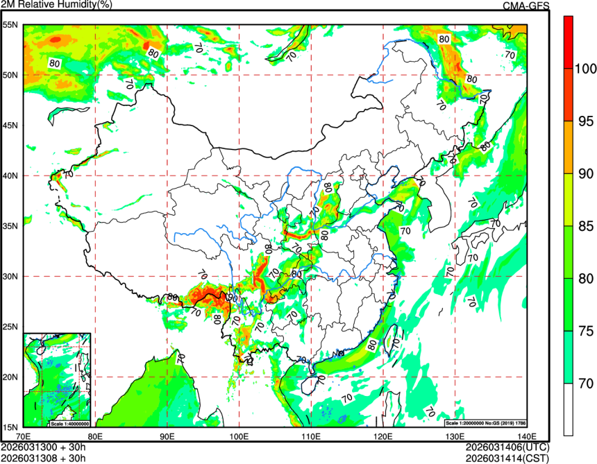03/13 00时 +030小时