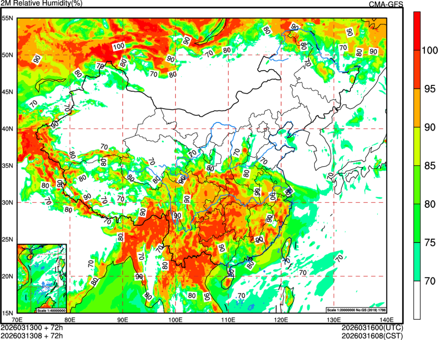 03/13 00时 +072小时