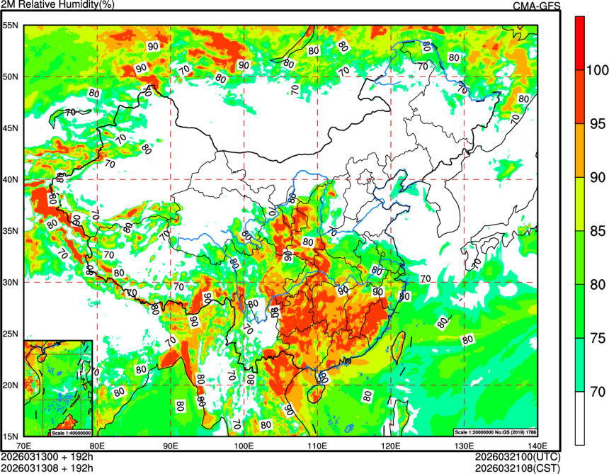03/13 00时 +192小时
