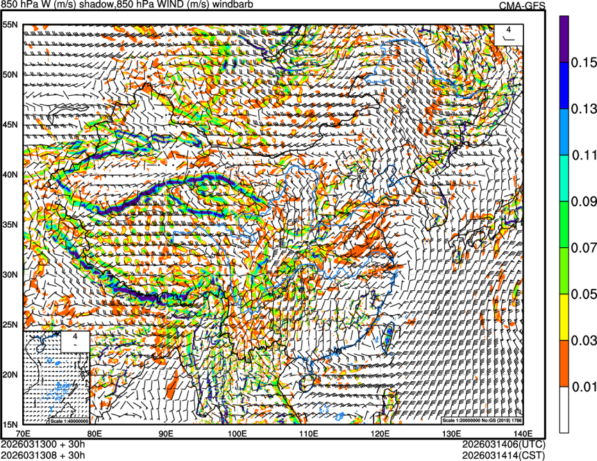 03/13 00时 +030小时