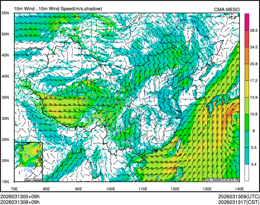 03/13 08时 +009小时